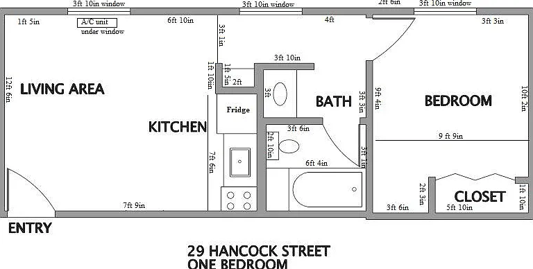 29 N. Hancock #101 Blueprint