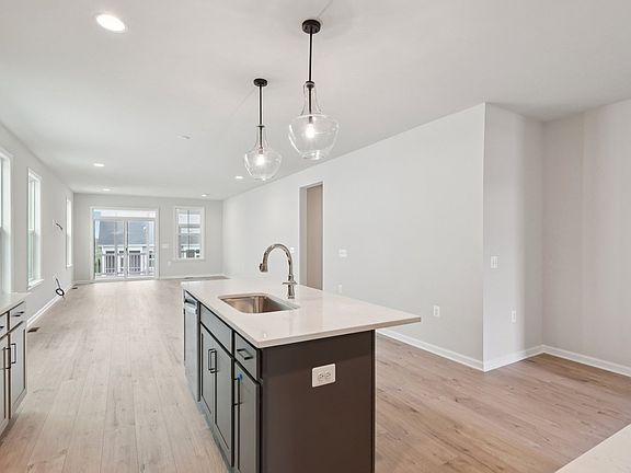 The kitchen of a Rockwell single family home at Hiatt Pointe at Snowden Bridge.