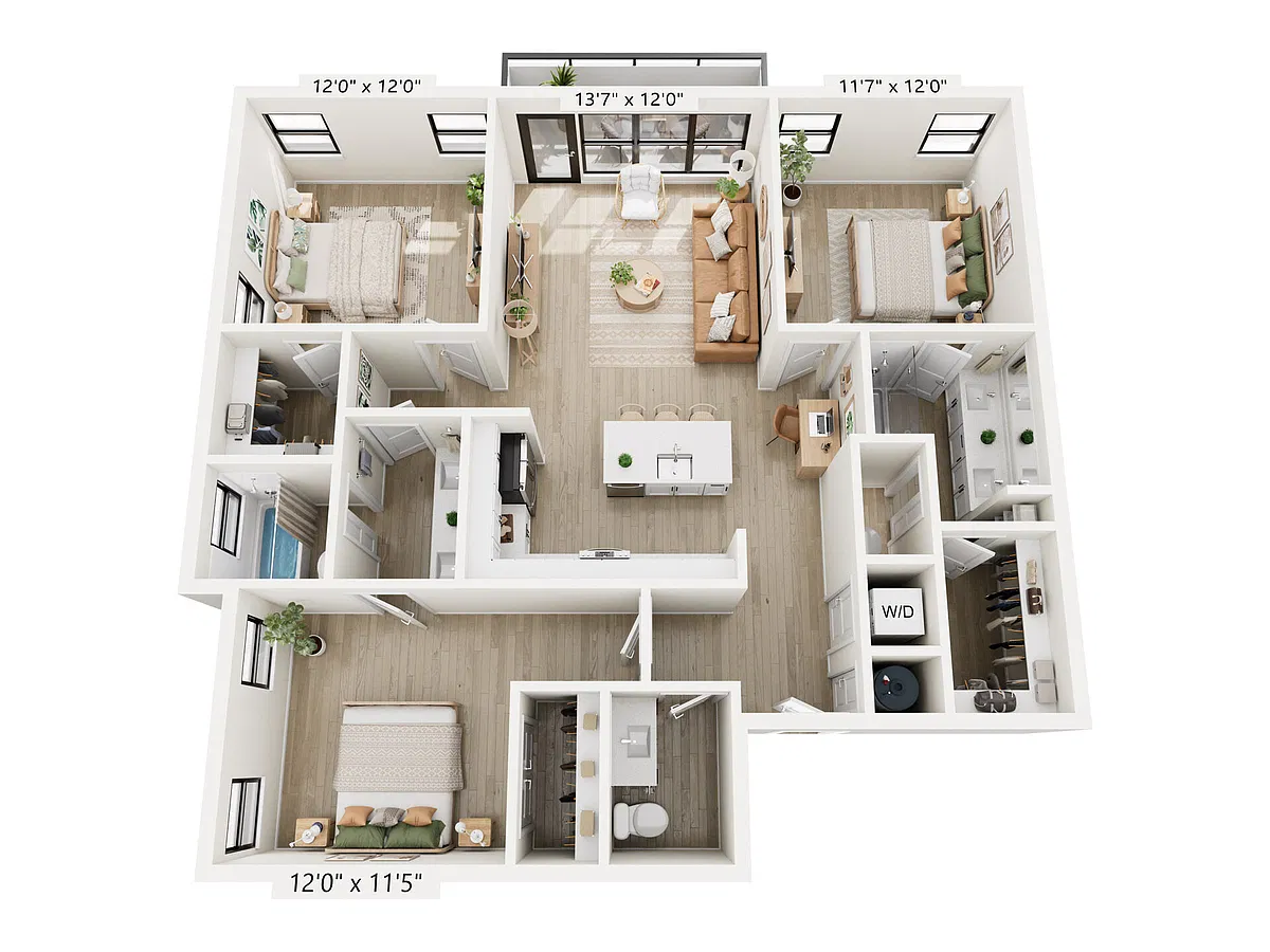 Floor plan 3A
