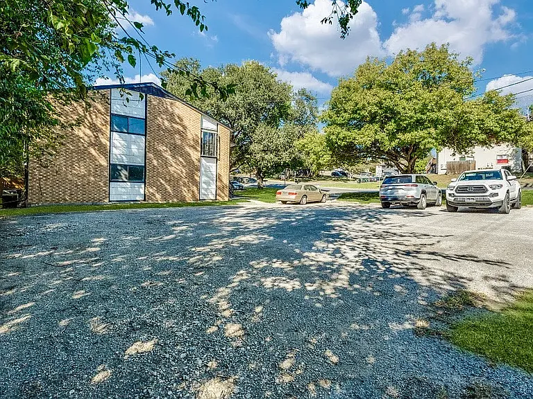 Large parking area