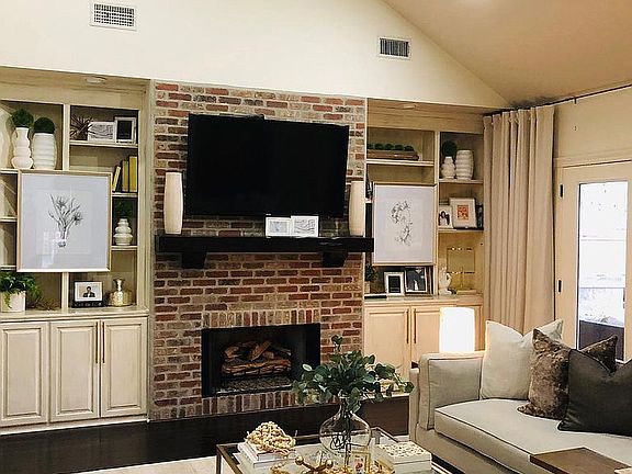 Fireplace and built ins