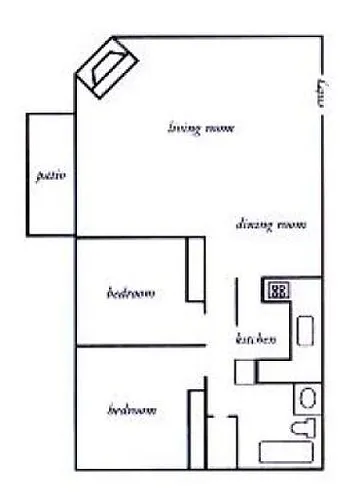 Floor plan 2 Bedroom Flat