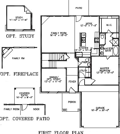 First Floor w/ Options