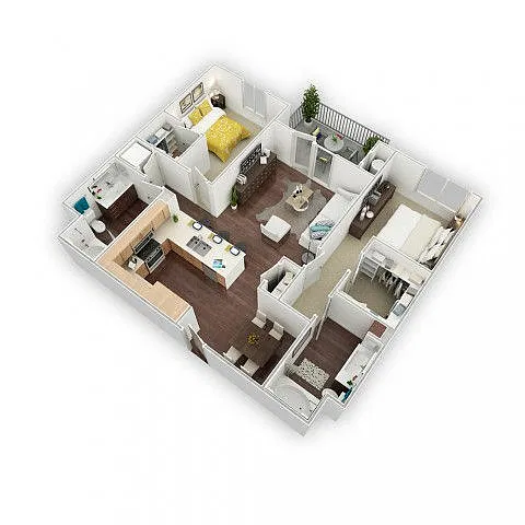 Floor plan Hickory