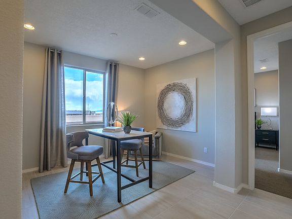 Flex room can be used as a play room, home office, or keep it as bedroom three.