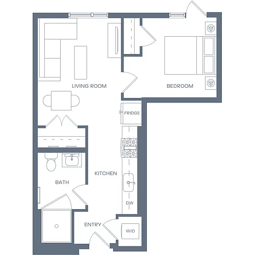 Floor plan Workforce - A14