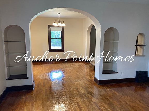 Living room and dining room