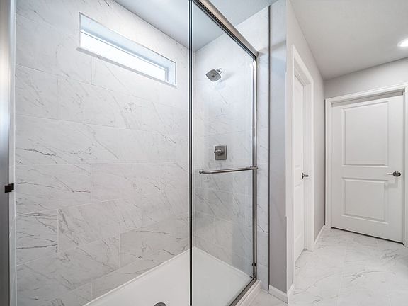 Primary spa shower of Triumph floorplan