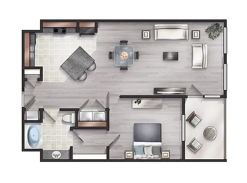 Floor plan The Fitzgerald