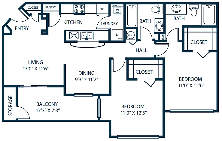Floor plan B1