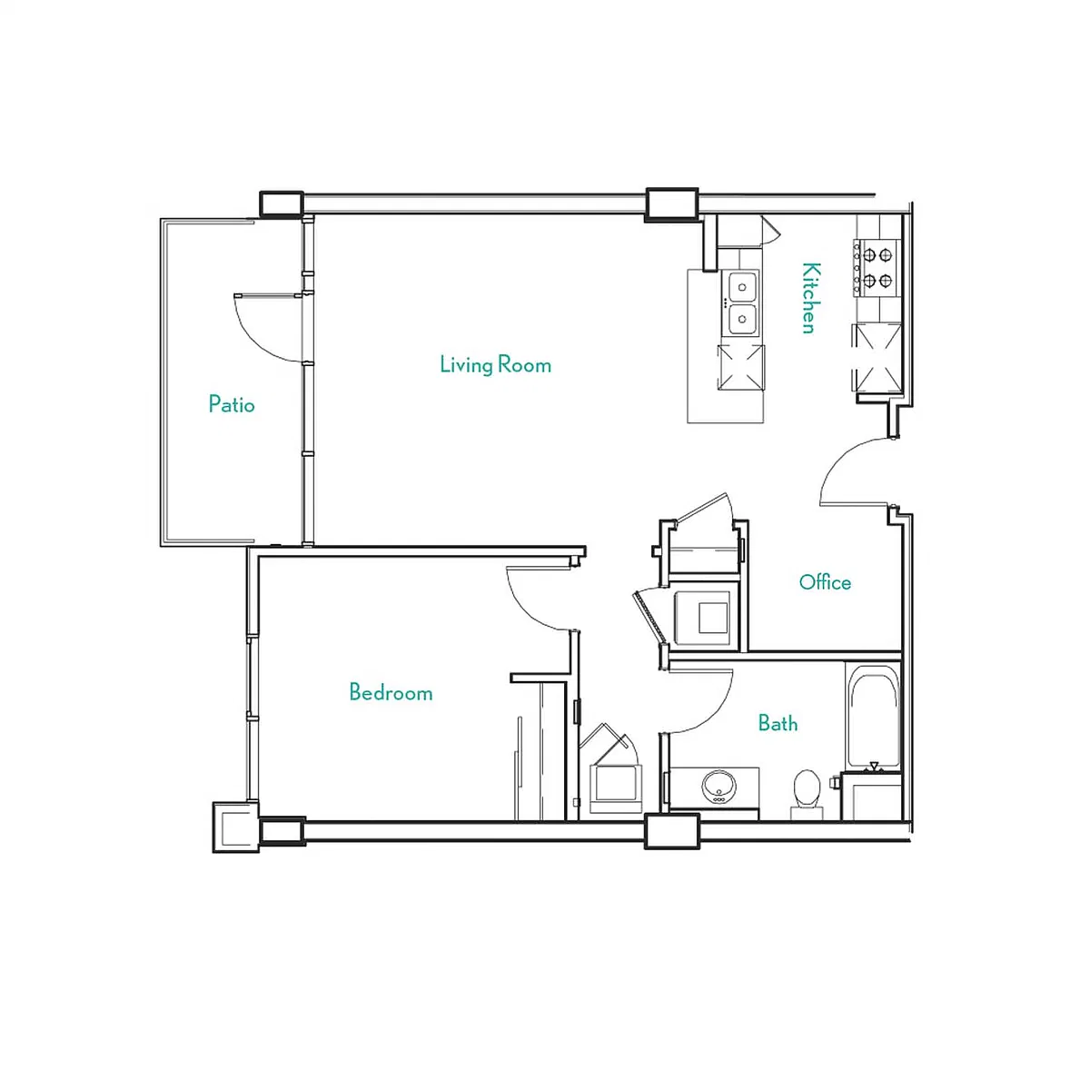 Floor plan MacArthur