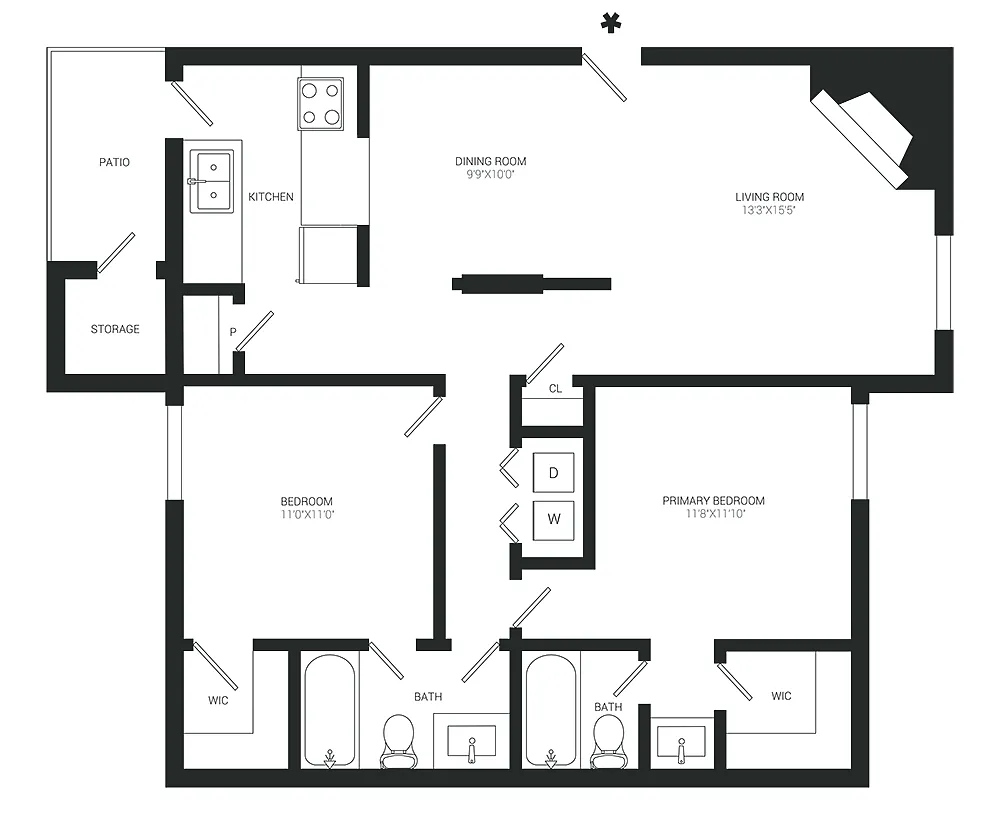 Floor plan Amber