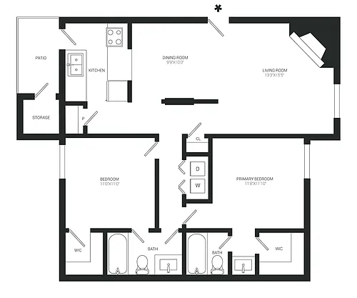 Floor plan Amber