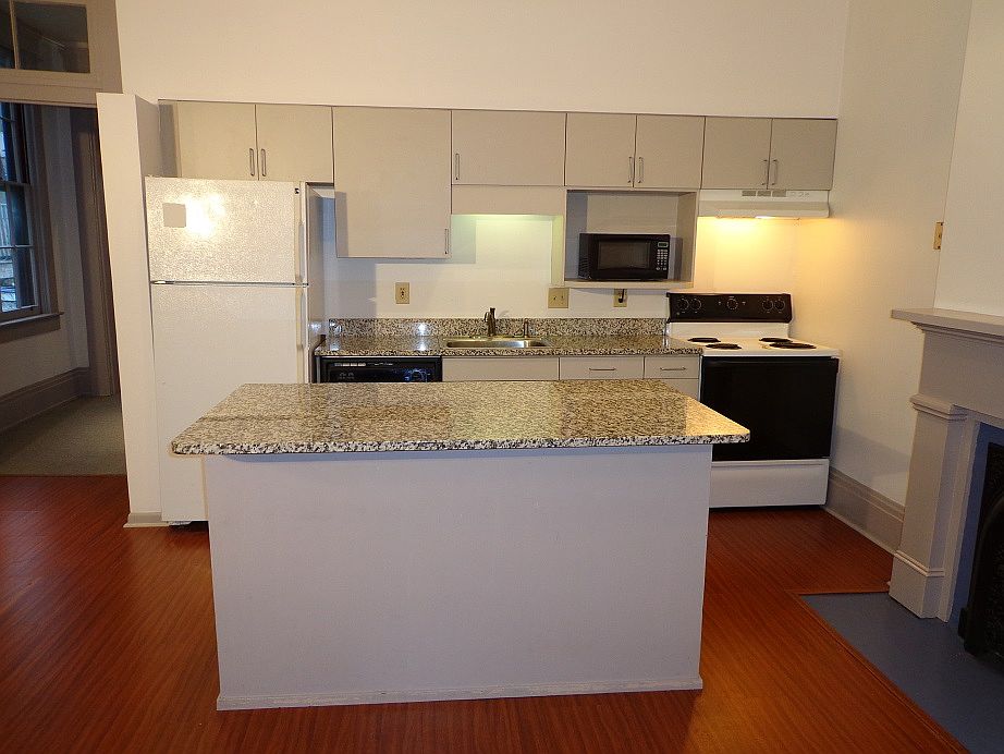 Granite Countertops and Island in the Chef's Kitchen.