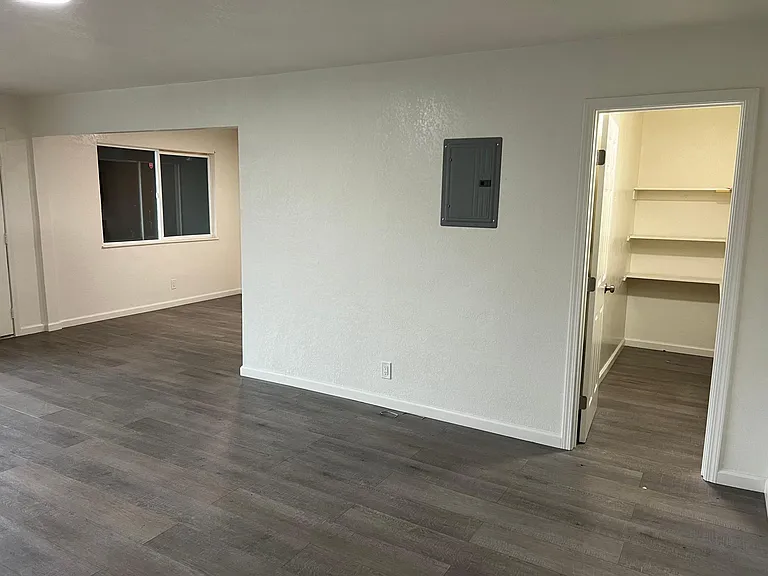 Large pantry/closet off the living area with additional storage!