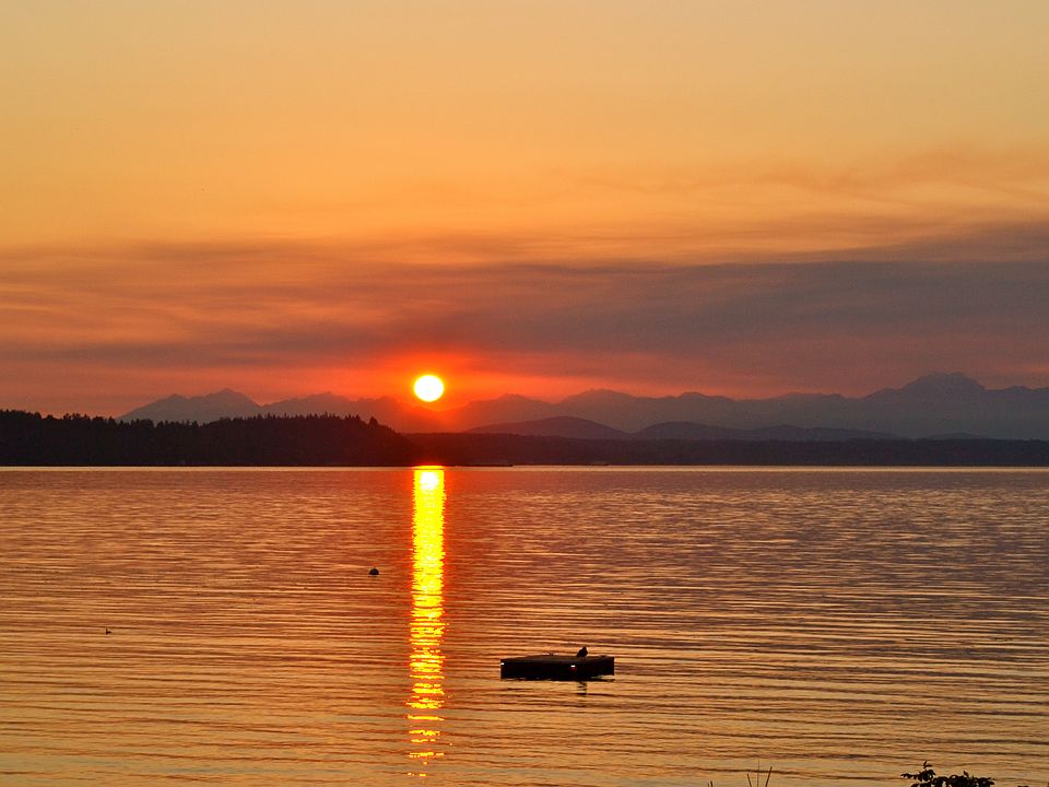 Ahhh, the golden sunsets