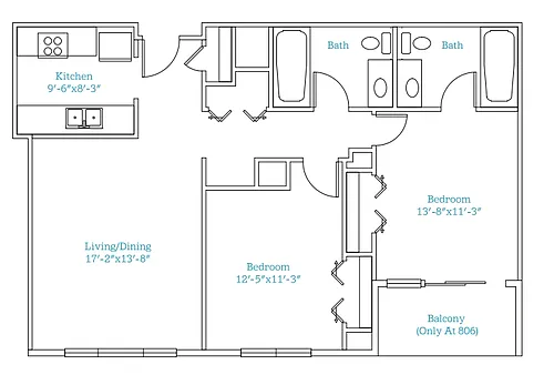 Floor plan Delancey