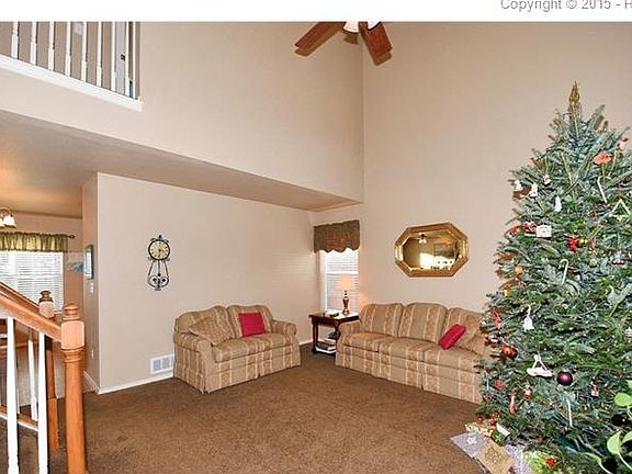 Open Layout Living Room with high ceiling