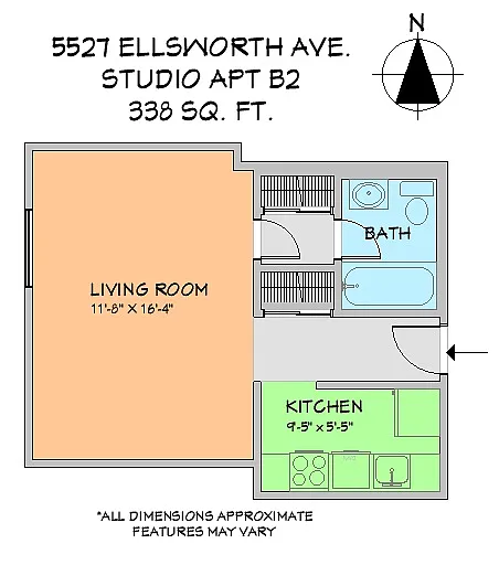 Floor plan Studio