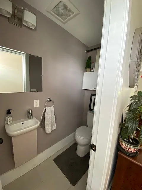 downstairs half bath