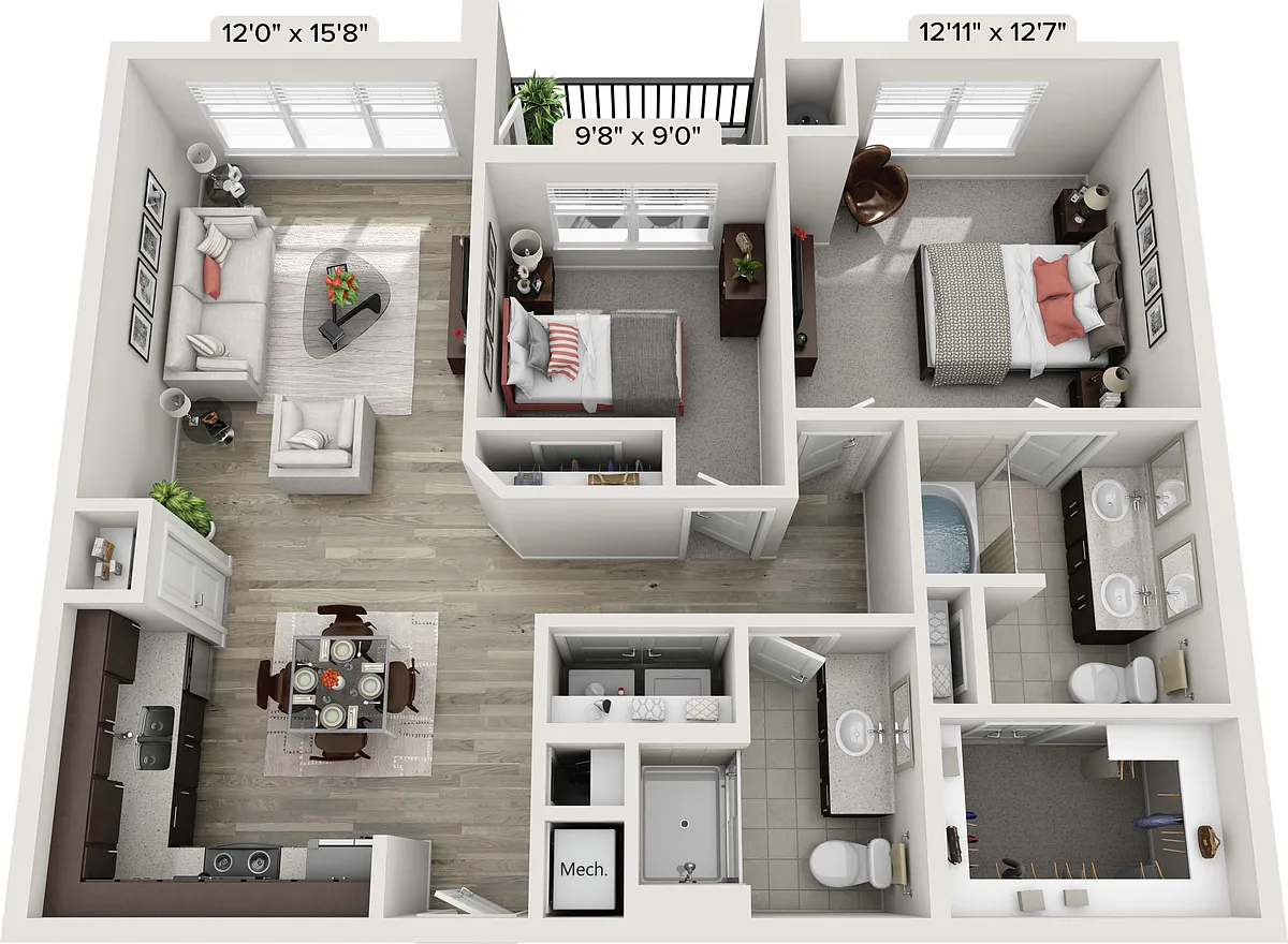 Floor plan B1