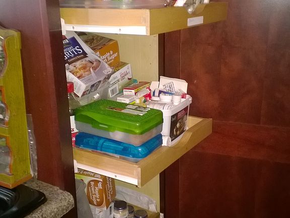 Beautiful pullout cabinets