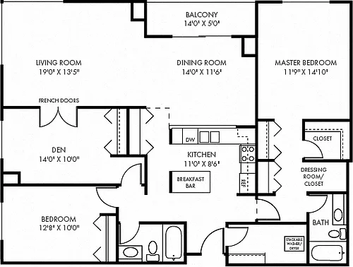Floor plan The Cathedral