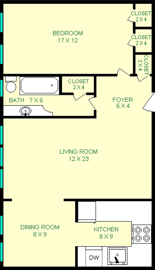 Floor plan Mosside