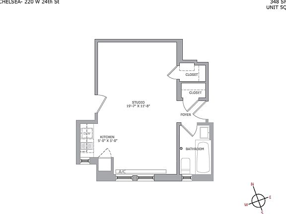 2nd image of 220 W 24th St Unit 220-5Q