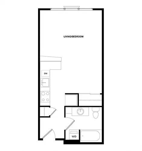Floor plan Greenwood Studio Plan 3