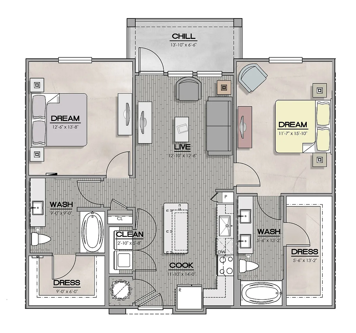 Floor plan B1