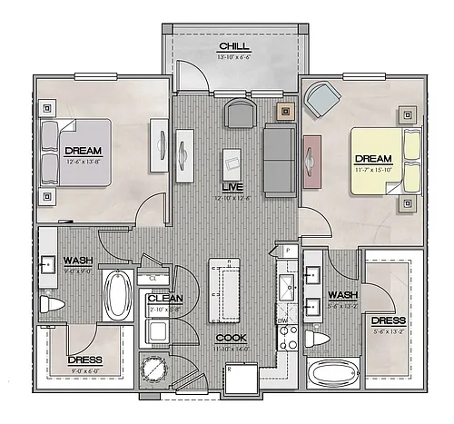 Floor plan B1