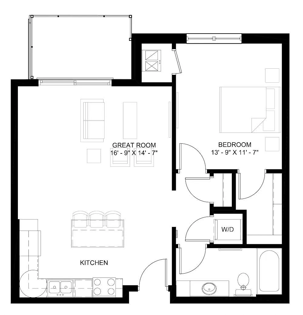 Floor plan The Hayes (B11)