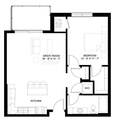 Floor plan The Hayes (B11)