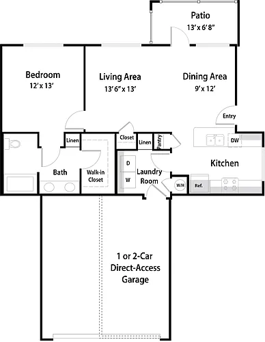 Floor plan The Flats Plan 5