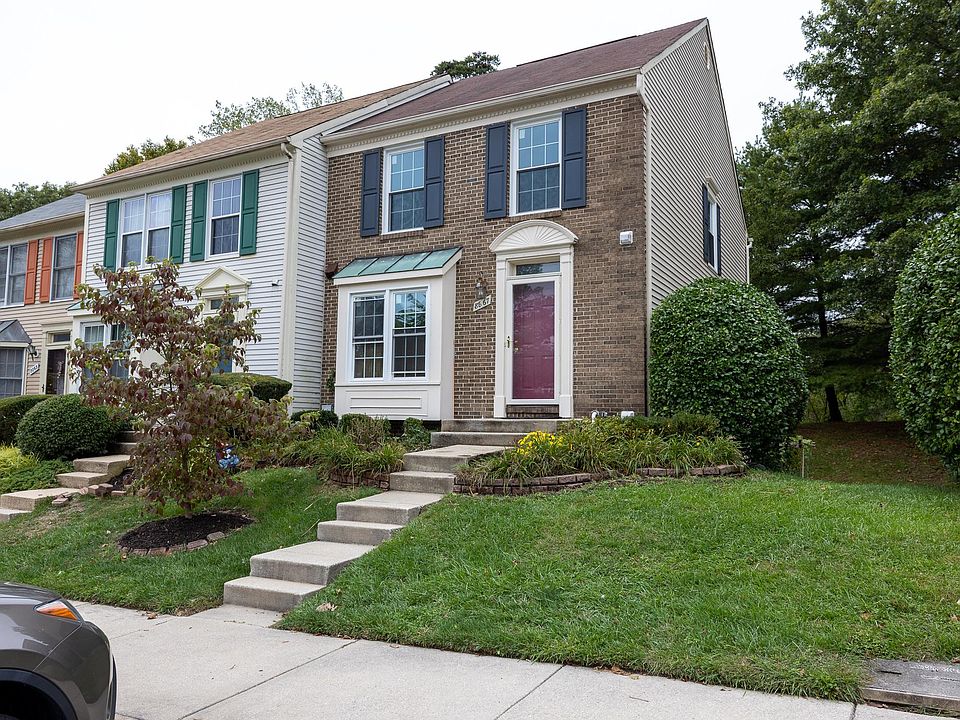 Landscaped front area with perennial garden.