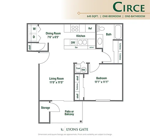 Floor plan Circe