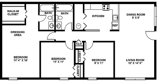 Floor plan The Plantation