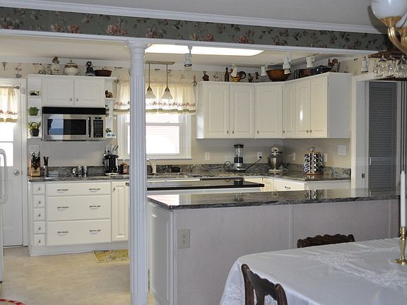 View to the kitchen from the dining area