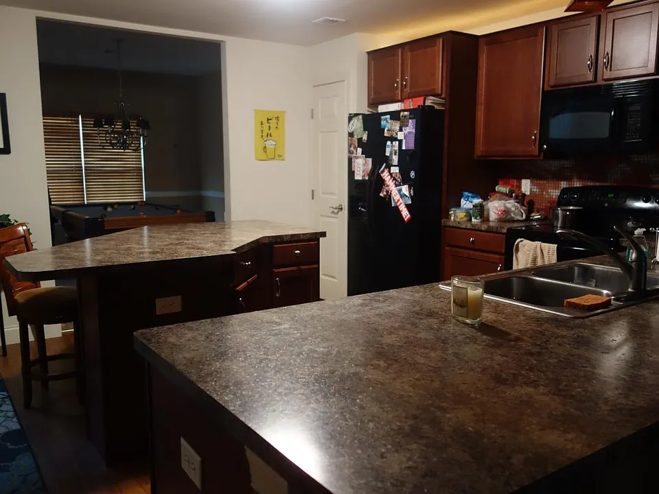 Kitchen and Pool Room View