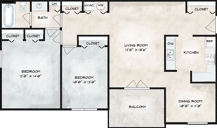 The Campbell Floorplan Diagram