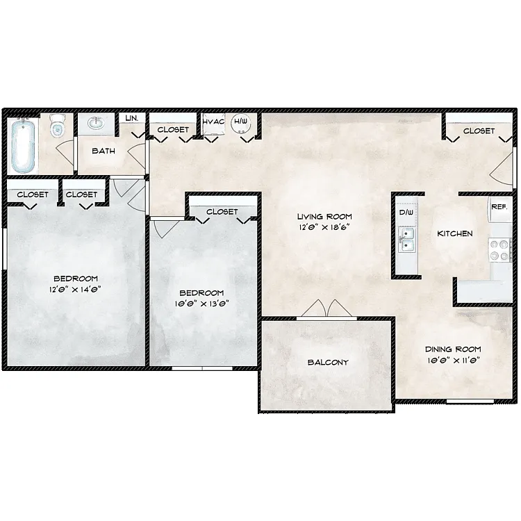 Floor plan The Campbell