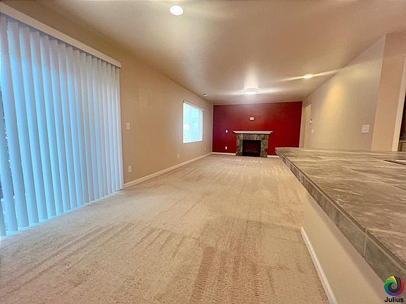 View of the Family room from Kitchen nook