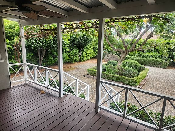 Covered deck protected from elements