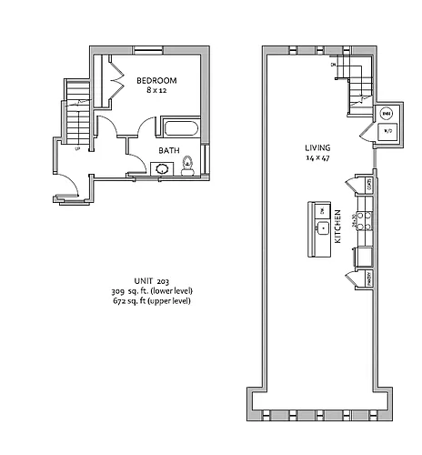 Floor plan Bank 203