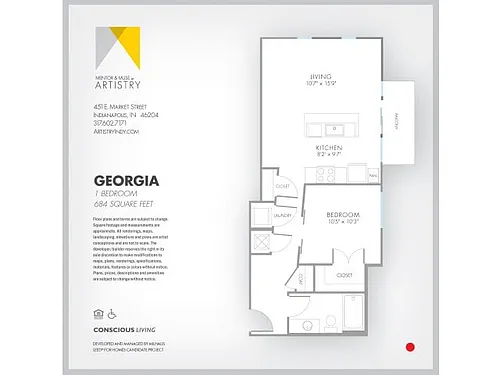 Floor plan Georgia