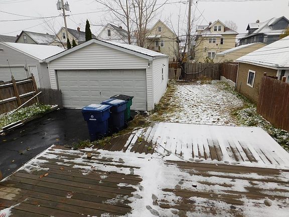 Backyard, garage parking & large deck