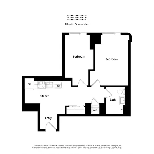 Floor plan B05 - Jr 2 Bedroom
