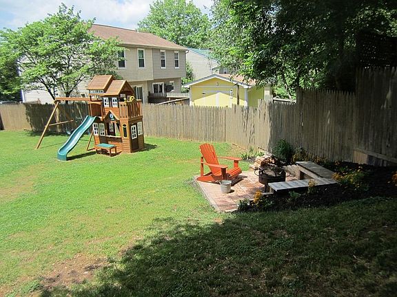 Rear and side yard