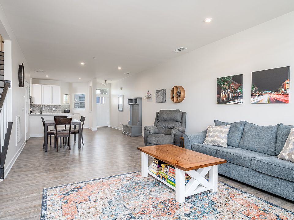 Plenty of natural light in open concept living area